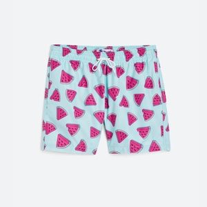 SANO CHAMBRAY MINI WATERMELON SWIM TRUNK Large